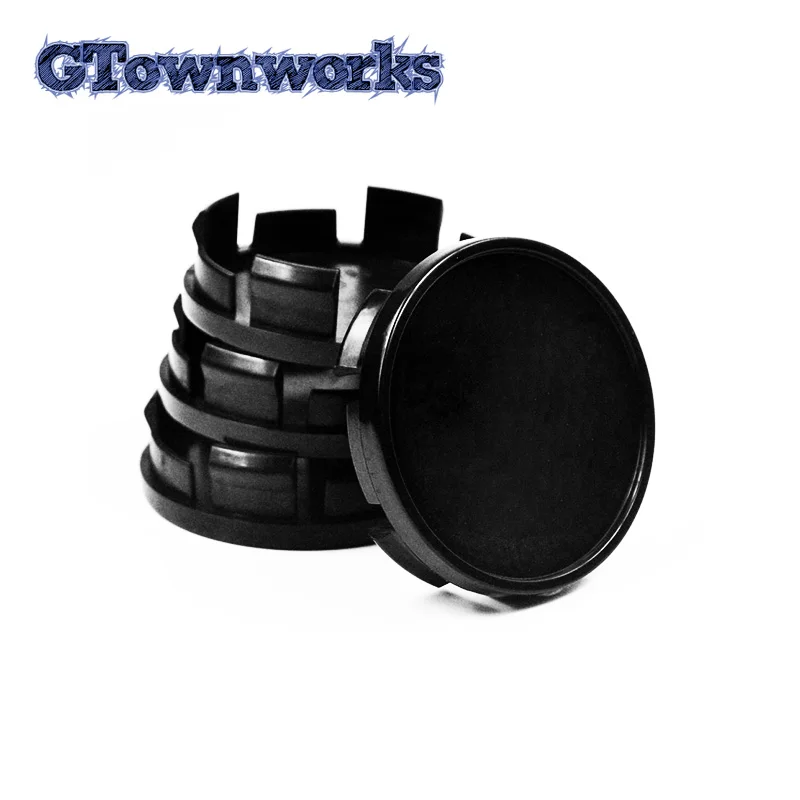 4pcs 63mm Wheel Hub Cap For 1LB77DD5AC 1LB77SZ0AC 1LB77DX8AC 1LB77RXFAC Rim Hubcap Dust Cover Car Accessories Black ABS Plastic