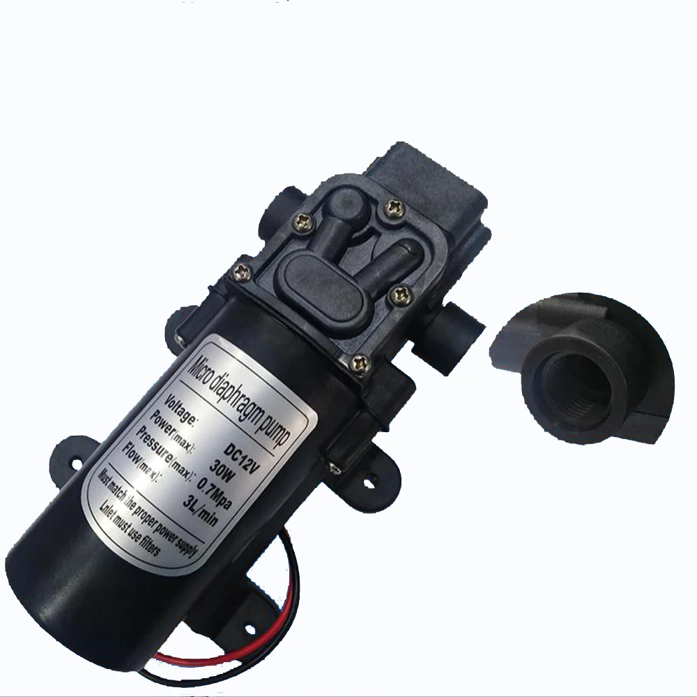 12v 30W 3L/min high pressure diaphragm dc micro water pump Return valve type agriculture sprayer pump 12v dc water pump