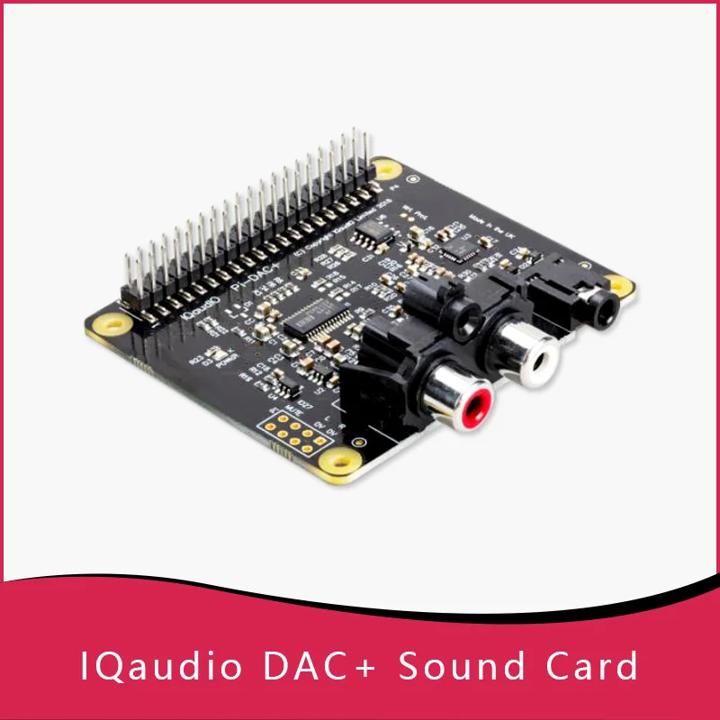 IQaudio DAC +/DAC Pro/DigiAMP +/Codec Zero per Raspberry Pi Audio supporta con tutti i Raspberry Pi Molde