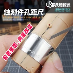 Model equidistant opening aid ruler Arc surface measurement modification ruler For Mecha military model