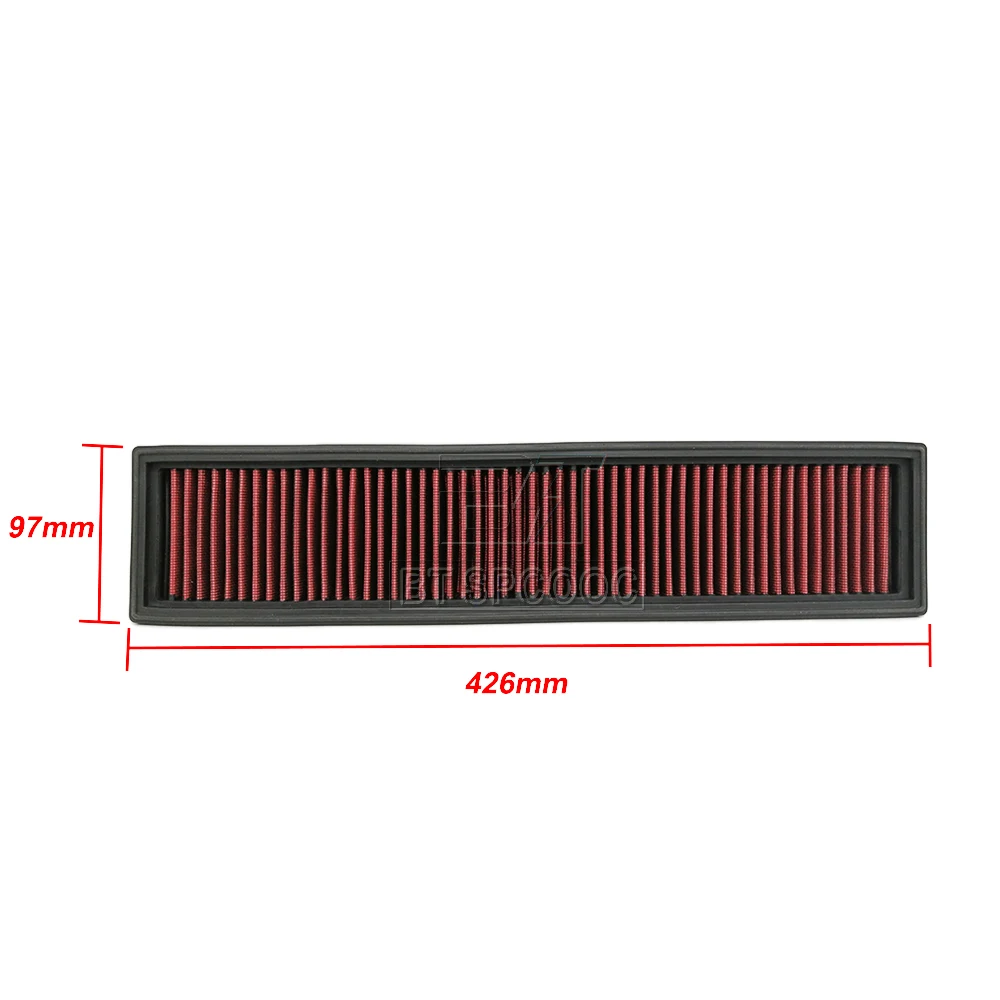 Boost High Flow Replacement Air Filter Fits For Peugeot 206 307 308 408 Citroen C2 C4 1.6L Washable Reusable Car Air Intake