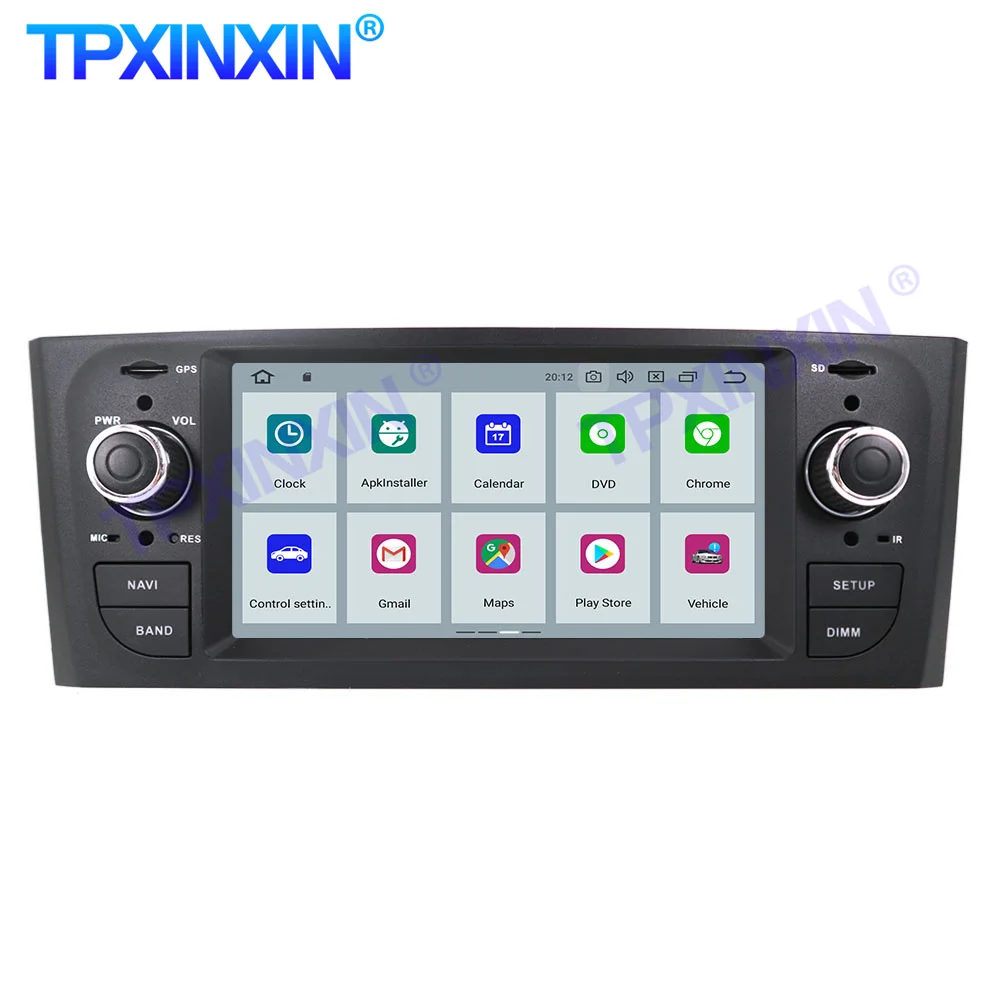 Android 10 PX6 Car Radio For Fiat Punto 2005 - 2009 Multimedia Video Recoder Player Navigation GPS Accessories Auto 2din no dvd