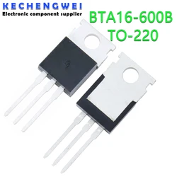 Chip IC nuevo y original, BTA16-600B a 220, BTA16, 600B a-220, 5 uds.