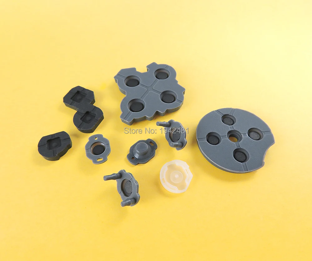 100sets For NS Pro Controller Silicon Button Repair ABXY Cross Button Conductive Rubber Pad For Nintend Switch Pro Controller