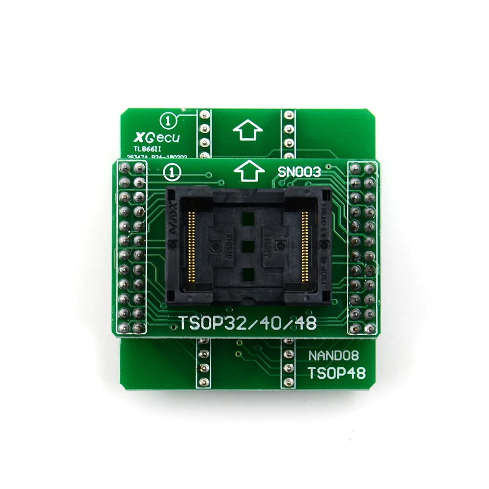 Newest NAND Flash Programmer TSOP48 Adapter for TL866II Plus Programming Calculator Chip Smart Fast Reading High Quality