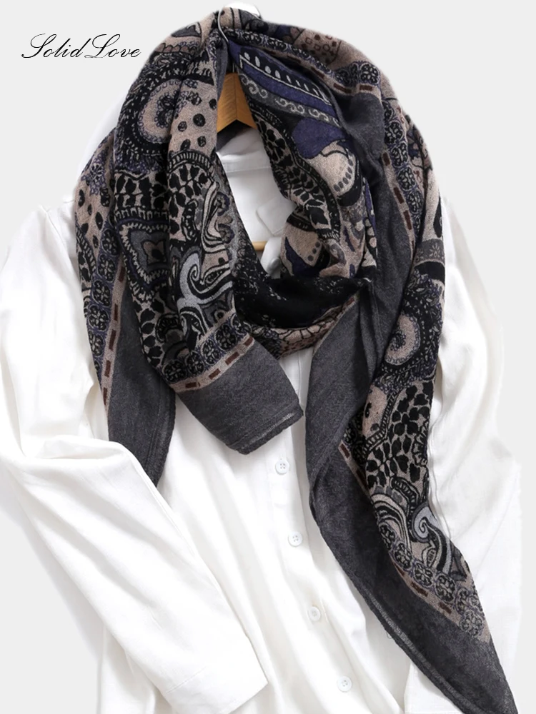 Hijab Schal Frauen 2022 Mode Damen Platz Schal Luxus Schals Pashmina Schal Poncho Animal Print Tasche Platz