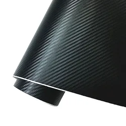 3D Carbon Fiber Vinyl Car Wrap Sheet Roll Film, adesivos e decalques, acessórios para motocicletas, automóveis, 500mm x 2000mm