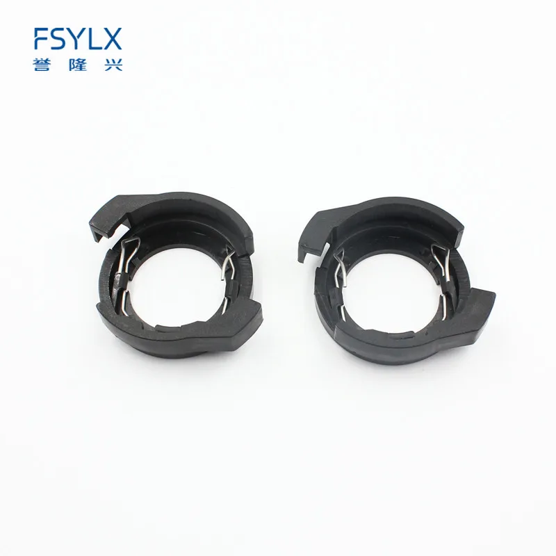 FSYLX H7 xenon HID LED headlight Bulb Holder H7 Adapter for Renault Megane 4 H7 Car LED HID holder adapter clip for Alfa Romeo