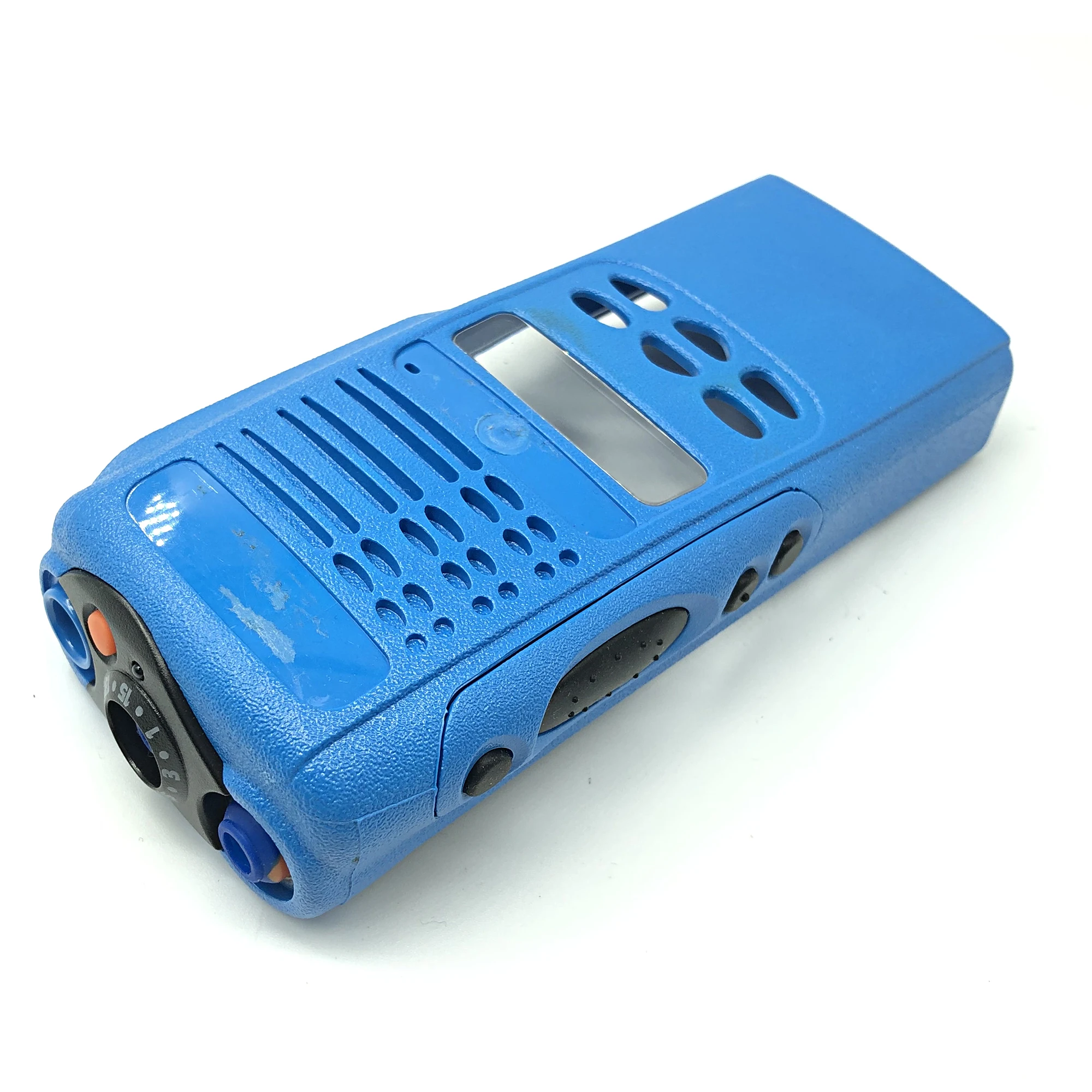 Walkie Talkie Limited-keypad Replacement Housing Cover Case Kit For GP338 HT1250 TWO-WAY Radios Blue