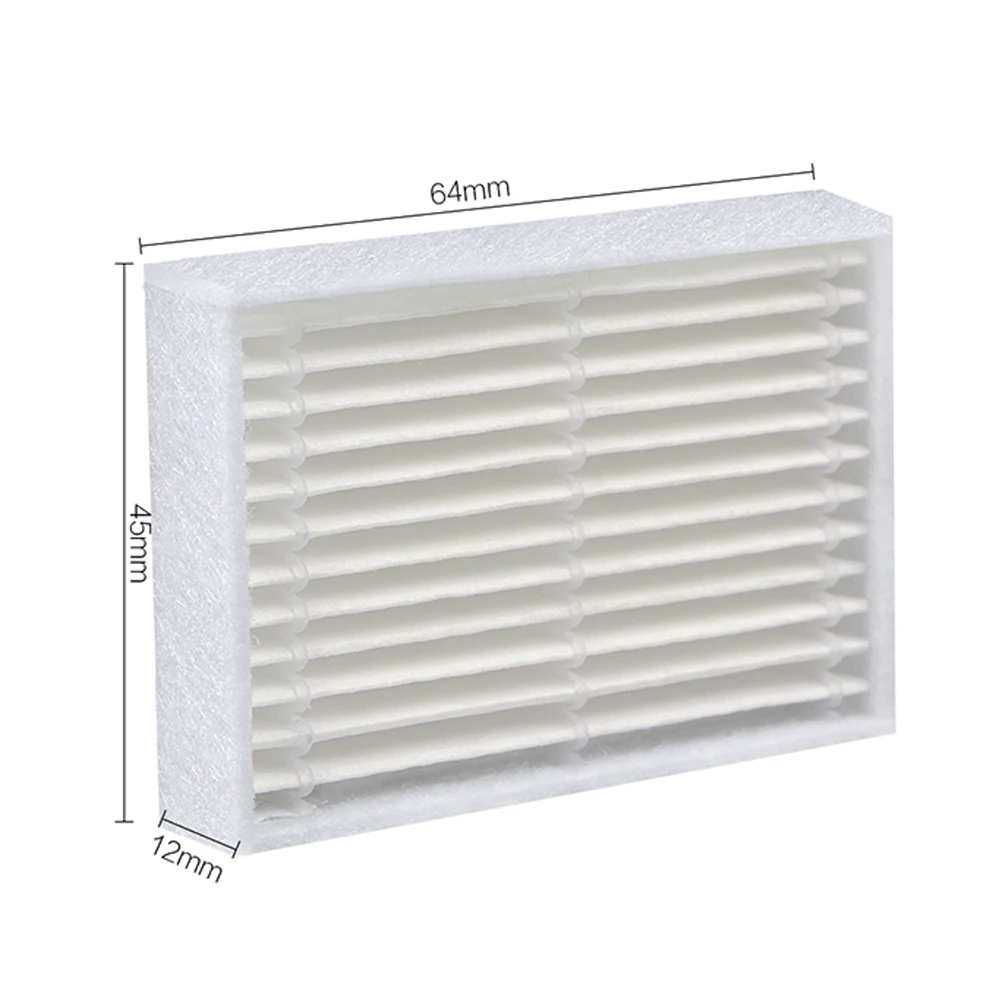 4 pçs/lote robô aspirador de pó peças hepa filtro para panda x600 pet kitfort kt504 robótico