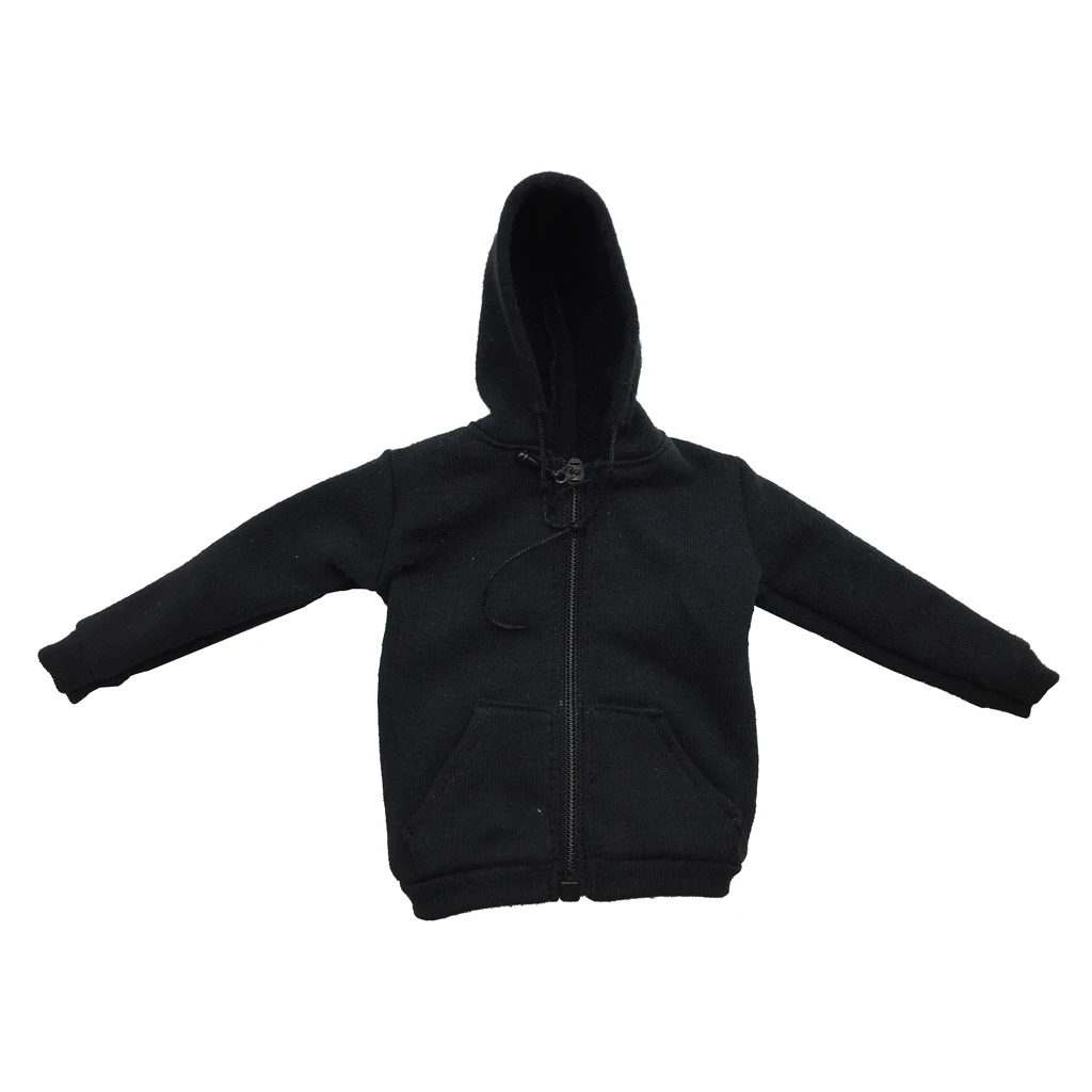 1/6 Scale Mens Zip Up Hoodie Sweatshirt For 12\'\' Action Figure