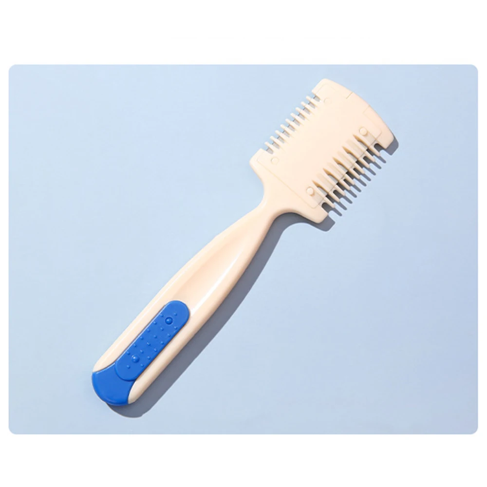 Pet Hair Trimmer Comb Dog Long Hair Remover Cutting with 2 Blades Grooming Razor Thinning Hairbrush Comb Products For Cats Puppy
