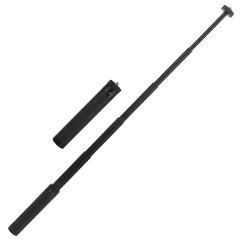 قضيب تمديد ثلاثي المحاور تلسكوبي من 6 أقسام من سبائك الألومنيوم ، قضيب تمديد محمول باليد 1/4 بوصة ، عصا سيلفي قابلة للإطالة