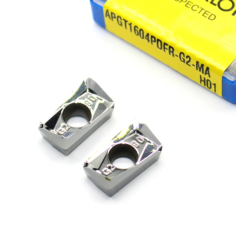 APGT1604 PDFR G2 MA H01 الألومنيوم القاطع شفرة APGT 1604 طحن إدراج قطع أداة تحول أداة أدوات الكمبيوتر AL + القصدير سبائك الخشب