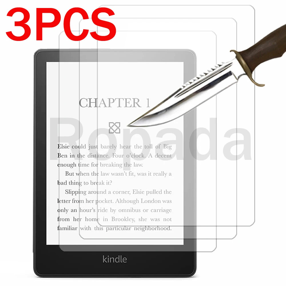 Película protetora de vidro para 2021 kindle paperwhite 11th geração 6.8 polegadas ereader protetor de tela