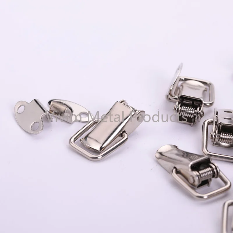 2 Pairs/Lot Luggage Compartment Buckle Hardware Hinge Total Length 30mm Width 15mm Hole Distance 14mm Accessories Furniture