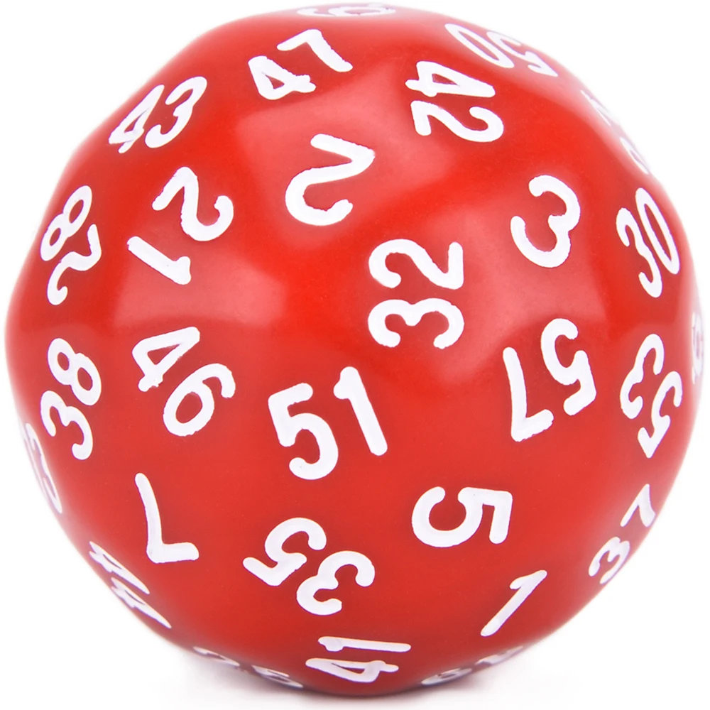 D60 Polyhedral Würfel Opaque Farbe Sechzig Seitige für Tabletop Rolle Spielen Spiele DND