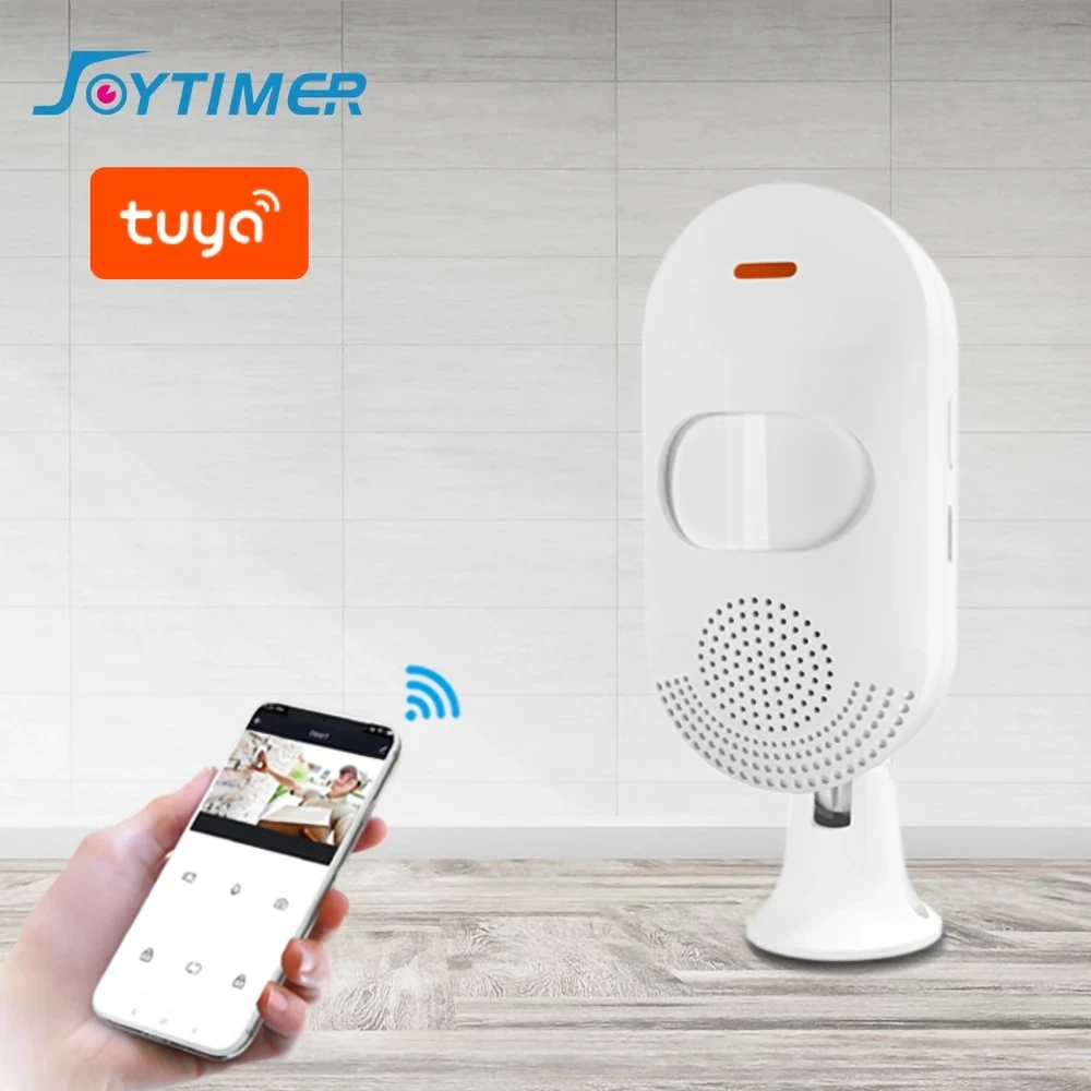 Joytimer Smart Wifi Motion Sensor Alarm Passief Infrarood Detector Tuya Met Voice Voor Domotica Alarmsysteem