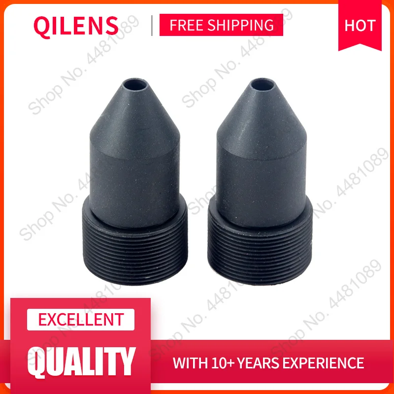 QILENS-lente de placa de 2 megapíxeles HD EFL, 12mm de altura, 23,9mm, para cámara IP de seguridad CCTV, M12 x 0,5, montaje gran angular