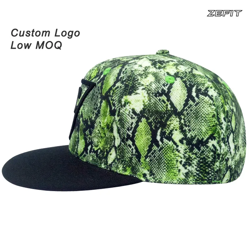 DIY Hat Custom 3D Individual Full Printing Colors Logo Whole Printed Customize Baseball Tennis Trucker Adjusted Snapback Cap