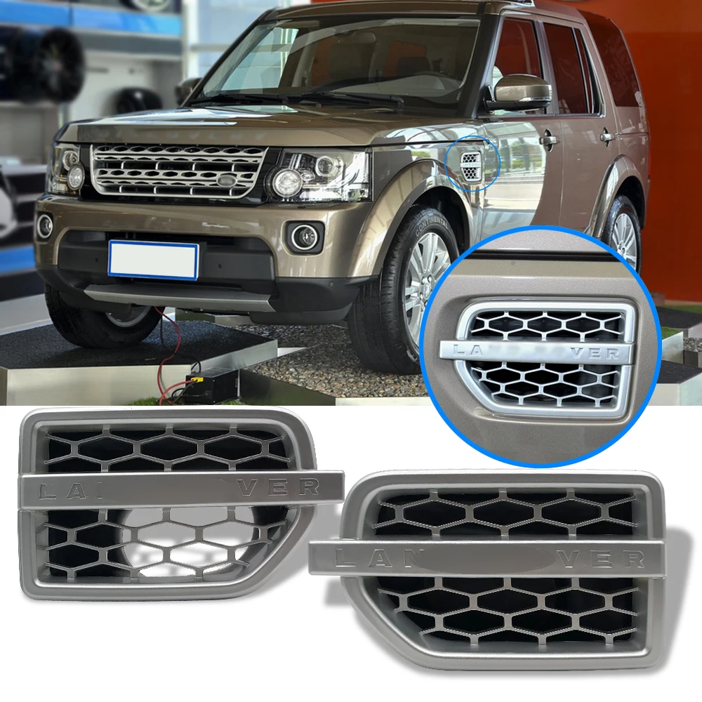 

Car auto parts tuning air vent side vents grill 1pair left and right ABS for Land rover Discovery parts