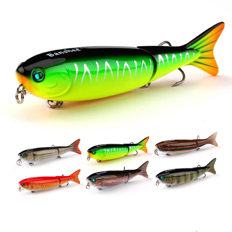 

2pcs Robotic Swimbait Fishing Lures 21g/12.7cm Bait Wobblers 2-Segement Floating Bionic VIB Crankbait Saltwater Freshwater Pesca