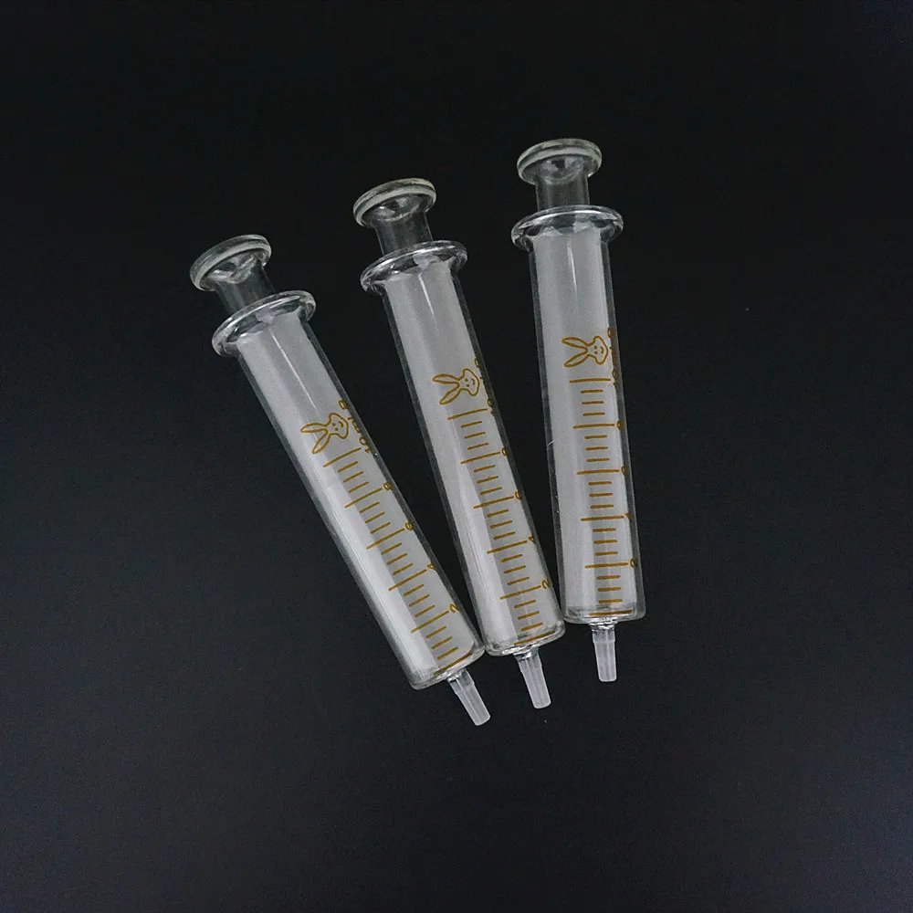1pcs to 10pcs 1/2/5/10/20/30/50/100/120ml Disposable Glass injection syringe, Liquid Syringe transfer pipette without Needle