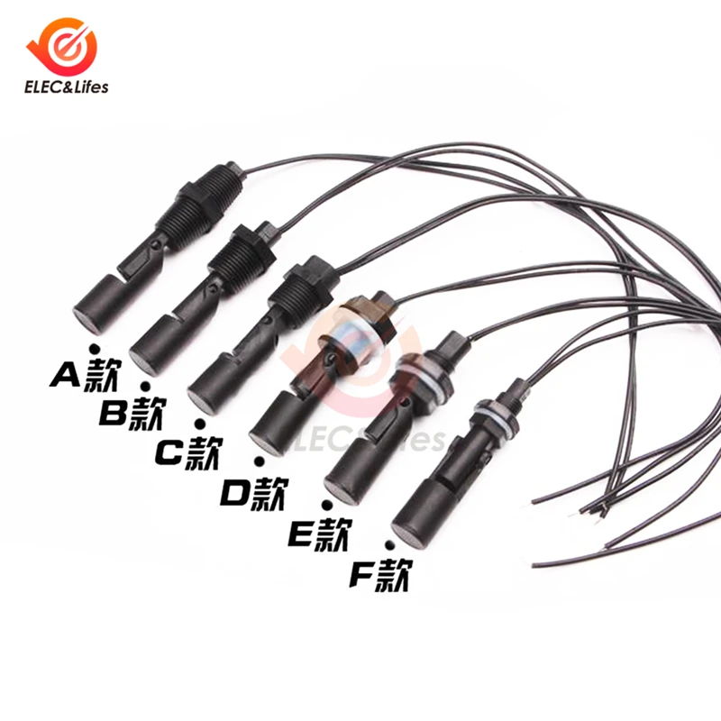 Liquid Water Level Sensor Controller Horizontal Float Sensor Switch Side Mount Automatic Water Pump Controller For Tank Pool