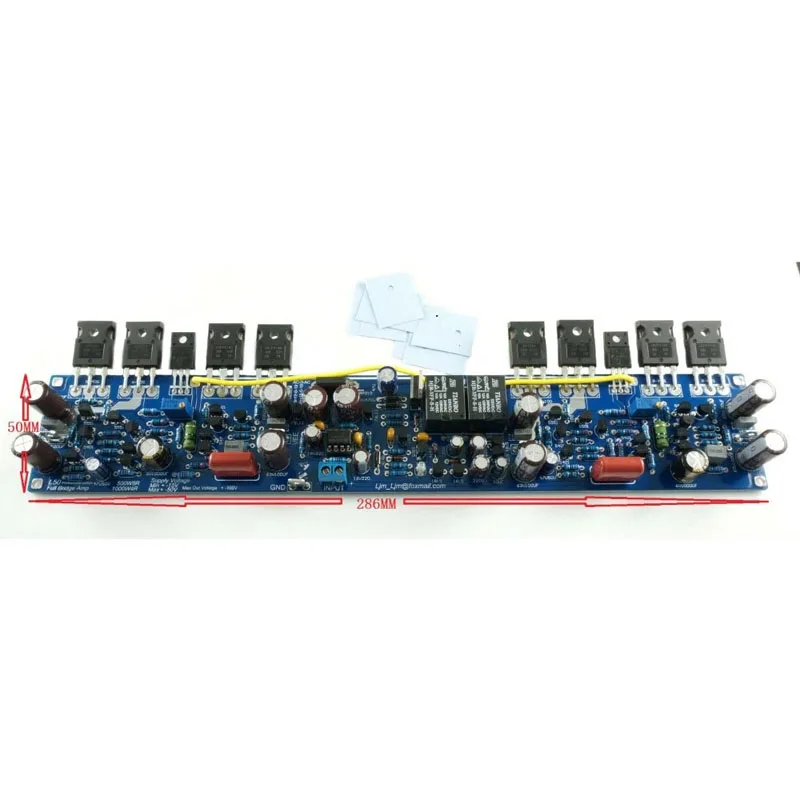 L50 500W 8Ohm Full Bridge Mono Amplifier Board + Aluminum Professional Edition