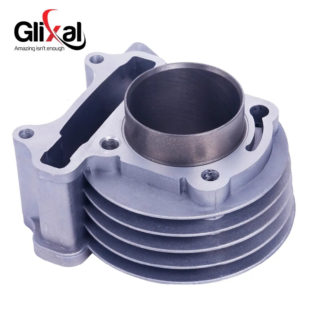 Glixal GY6 50cc 39mm Chinese Scooter Engine Rebuild Kit Cylinder Kit Cylinder Head Assy for 4-stroke 139QMB 139QMA  Moped ATV