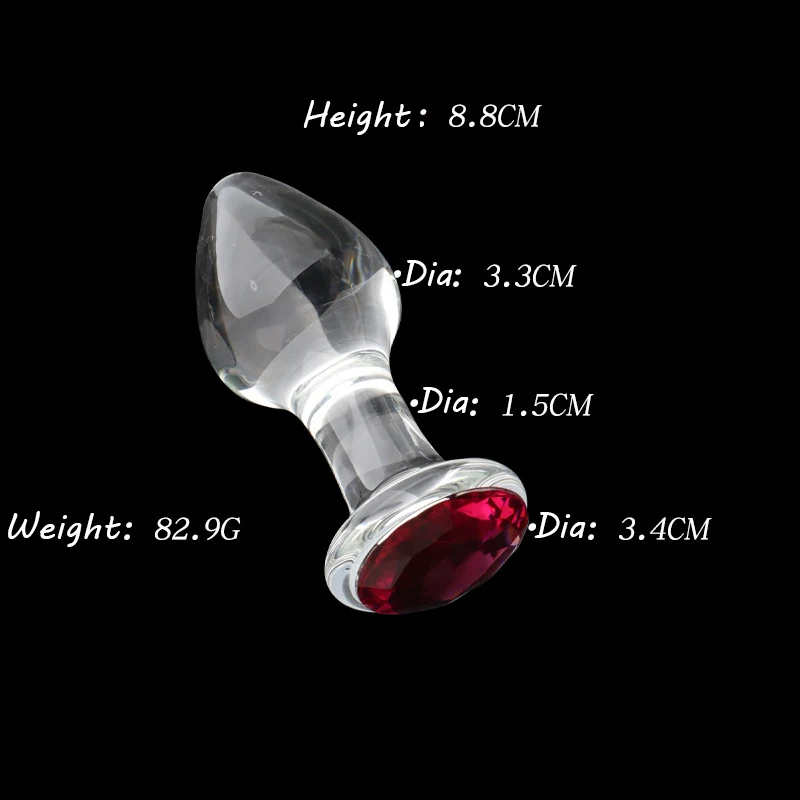 크리스탈 비 금속 항문 플러그 BDSM 진동기 없음 항문 확장 외출 항문 플러그 어필링 제품, 여성을 위한 항문 플러그 섹스 토이