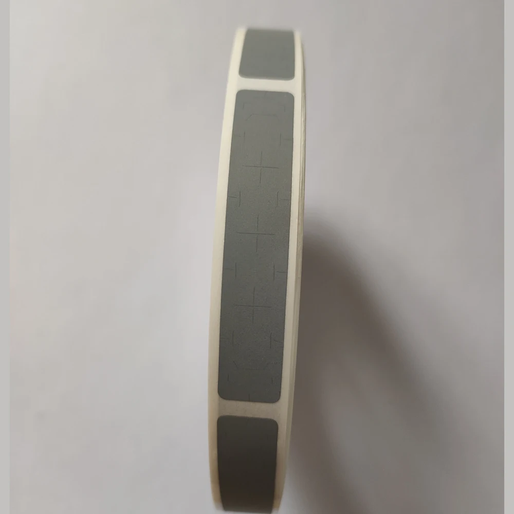 1000pcs /Lot 10mm Width Grey Silver SCRATCH OFF Sticker DIY Manual Hand Made Scratched Stripe Card Film