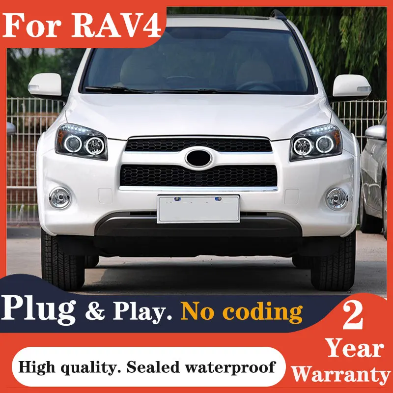 

Car Styling Head Lamp For Toyota RAV4 headlights 2009 2010 20112012 2013 For RAV4 LED light Q5 bi xenon lens h7 xenon light