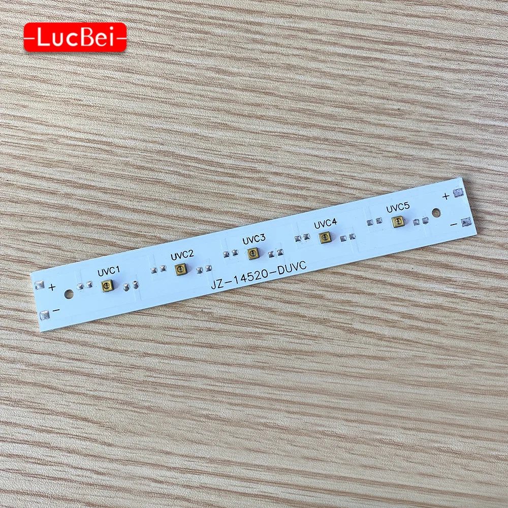 UV 램프 살균기용 UVC LED 모듈, 딥 바이올렛 자외선, 살균용, 고품질, 9V, 275nm, 5W, 무료 배송