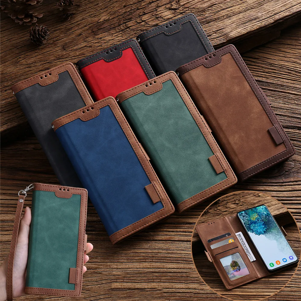 Leather Case For Samsung Galaxy A51 A71 A81 A91 A01 A11 A21 A41 A50 A70 A20 E A30 A10 S A40 Note10 S10 Lite Flip Wallet Cover