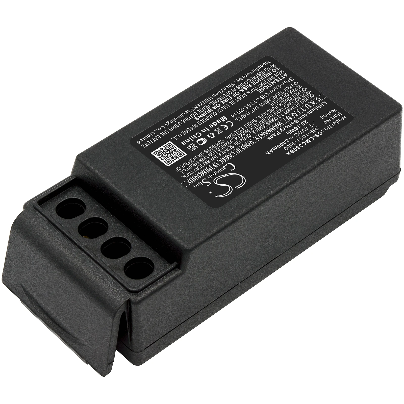 CS Battery for Cavotec MC3300 Fits Cavotec M9-1051-3600 MC-EX-BATTERY3.Crane Remote Control Battery.3400mAh / 25.16Wh.7.40V