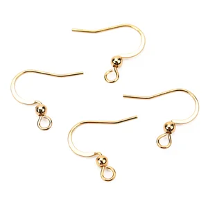 50pcs hypoallergene Stahl hypoallergene Ohrring 17*20mm Goldfarbe Ohrring -Meda 6 Hauptverkaufsohrring -ANZOL Edelstahl - №3