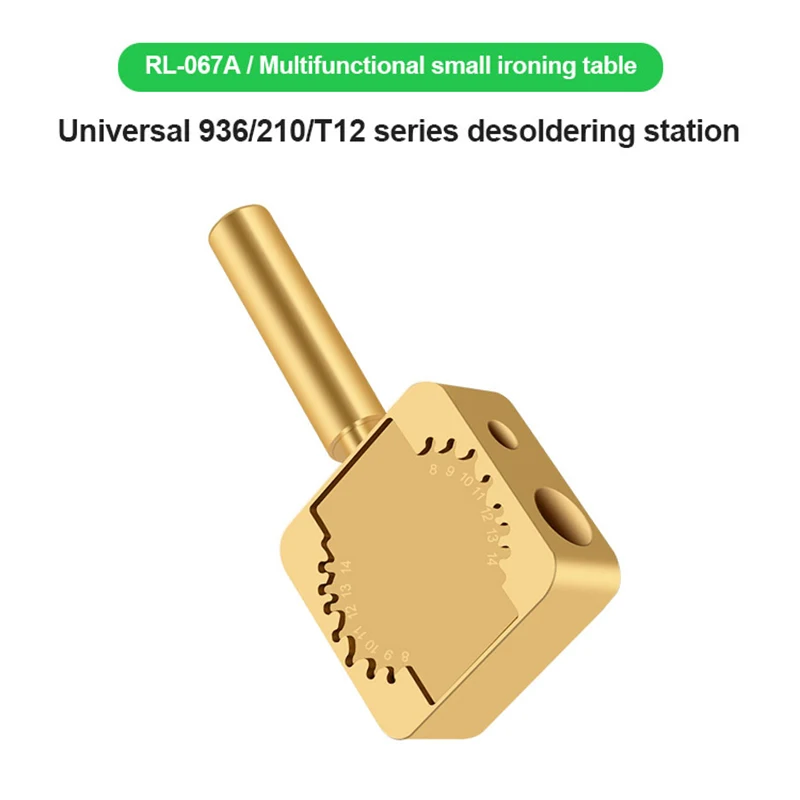 

Heating Disassembly Platform for iPhone A8-A14 CPU Chip Positioning Glue Removal Suitable for 936/210/T12 Desoldering Station