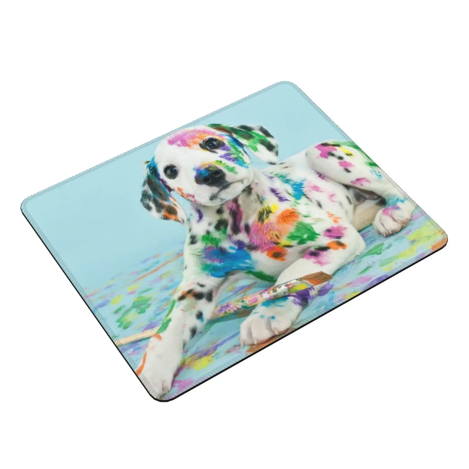 Dalmatian Puppy , Cute Skoda , Small , White Baby , Funny Prints Mouse Pad DIY Print Dalmatian Puppy