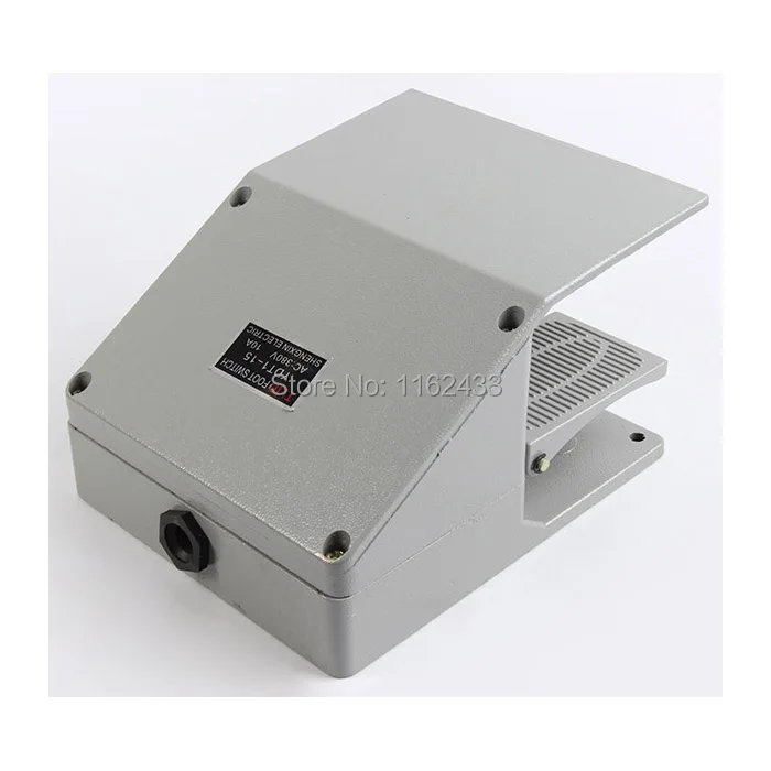 

YDT1-15 aluminum case double pedal foot switch silver contact treadle pedal switch