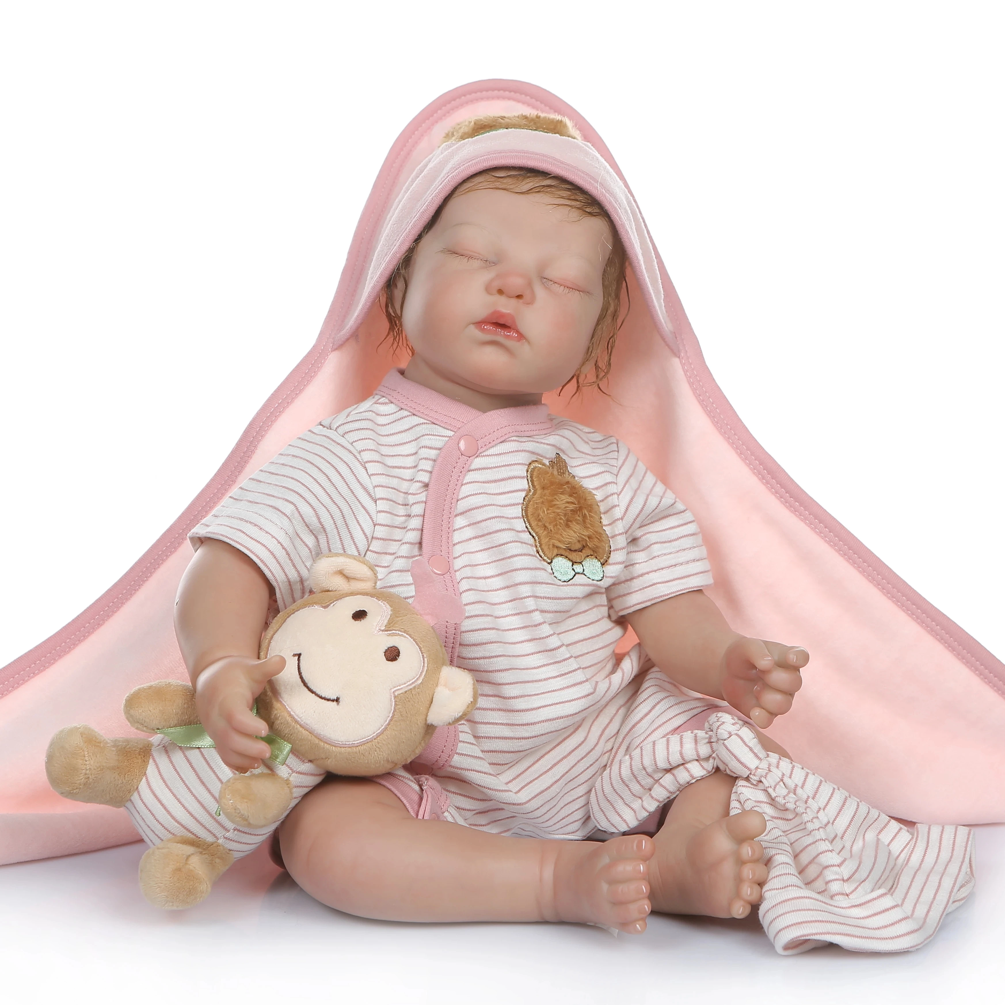 

Bebe Clearance Sale handmade newborn high quality lifelike doll reborn baby detailed by Genesis heat set paint