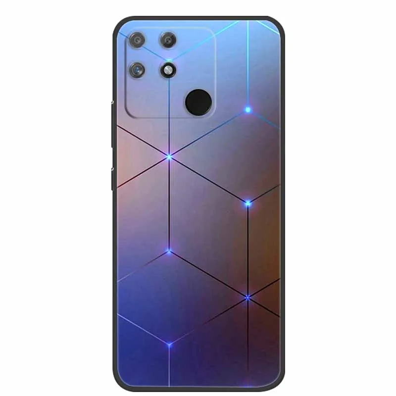 Redmi 10C 케이스, Redmi10C 블랙 소프트 실리콘 휴대폰 케이스, 샤오미 Redmi 10C 후면 커버 케이스, Redmi 10 C 파워 펀다 POCO C40