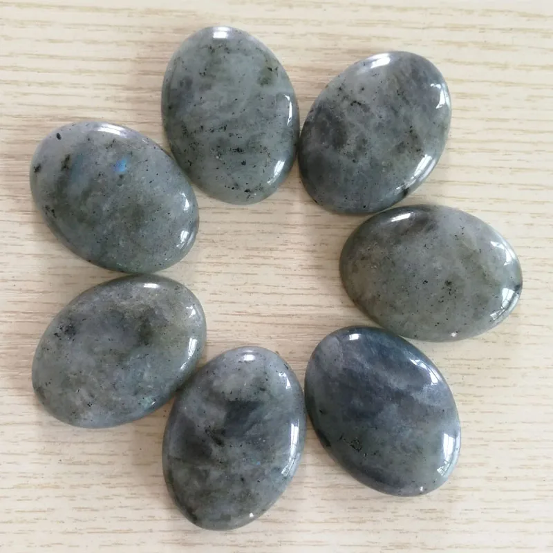 Fashion Natural ShimmerStone Oval beads no hole charms 30x40mm CAB CABOCHON for jewelry making 10pcs/lot