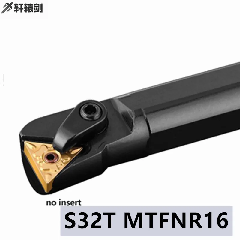 Herramienta de corte de torno CNC, soporte de torneado interno en forma de varilla para insertos de carburo TNMG, MTFNR16 MTFNL16, 1 unidad