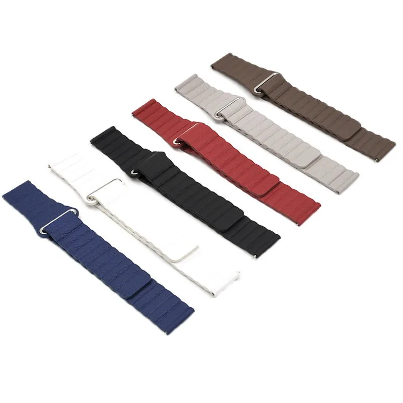 20mm 22mm cinturino in pelle con cinturino magnetico per Huawei Watch GT2 42mm 46mm cinturino per orologio GT 42mm/46mm GT2e GT2 pro cinturino
