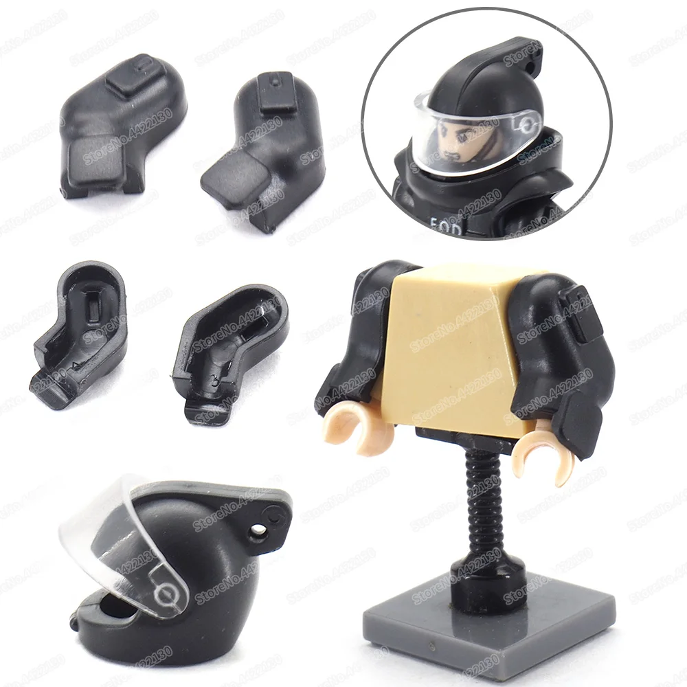 Special Action Team Armor Suit Military Building Block Moc WW2 Figures Body Armor Equipment Model Diy Child Gift Educational Toy