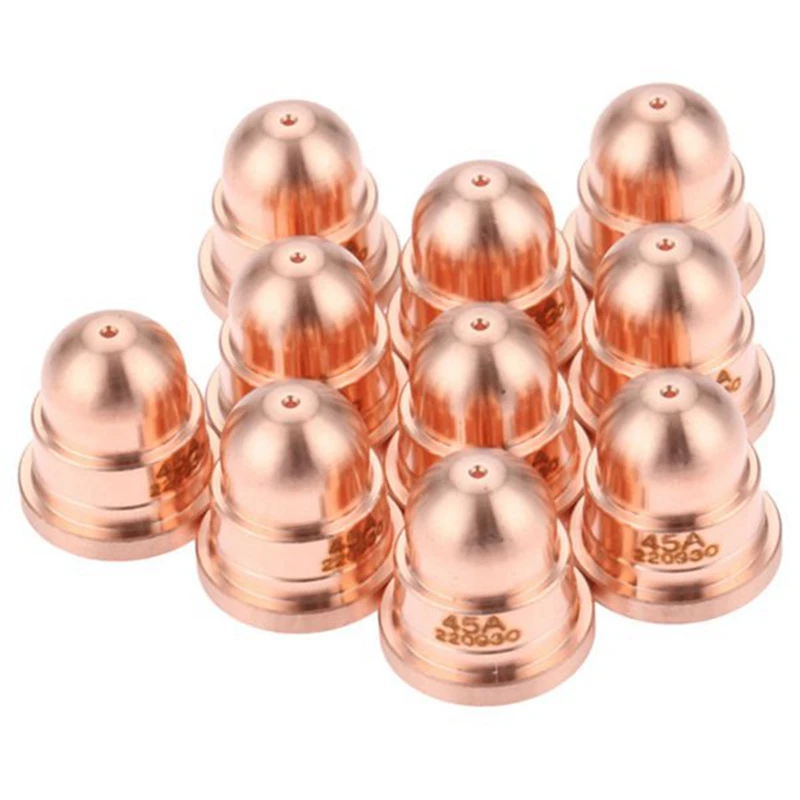 HOT-50 Pcs 45A Nozzle 220930 Nozzle for Plasma Cutting Torch Consumables Fine Cut Processes Welding & Soldering Supplies