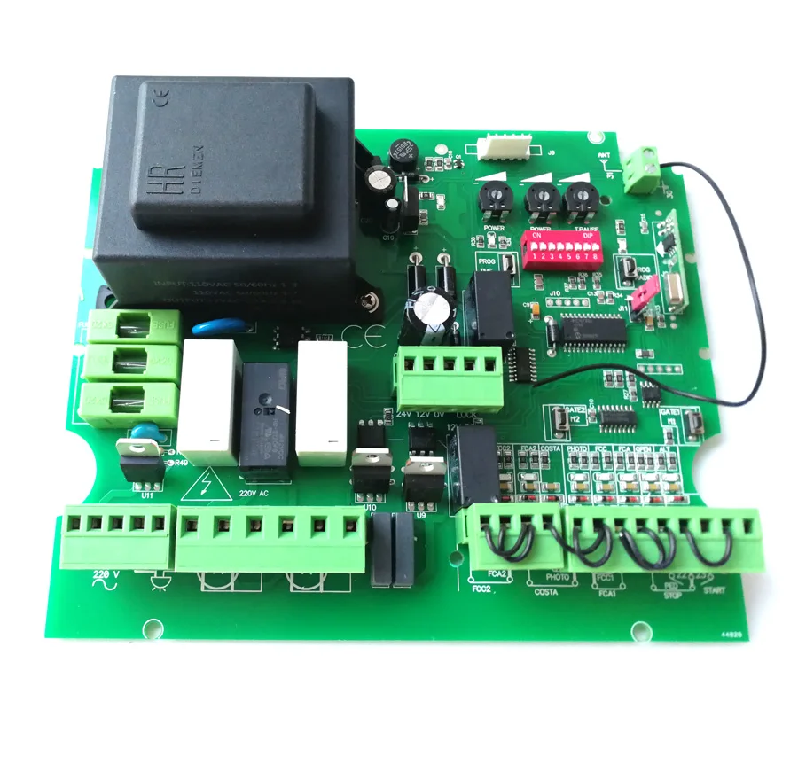 220VAC automatic swing gate opener motor operator circuit board electronic card controller for automatic gate opener dual