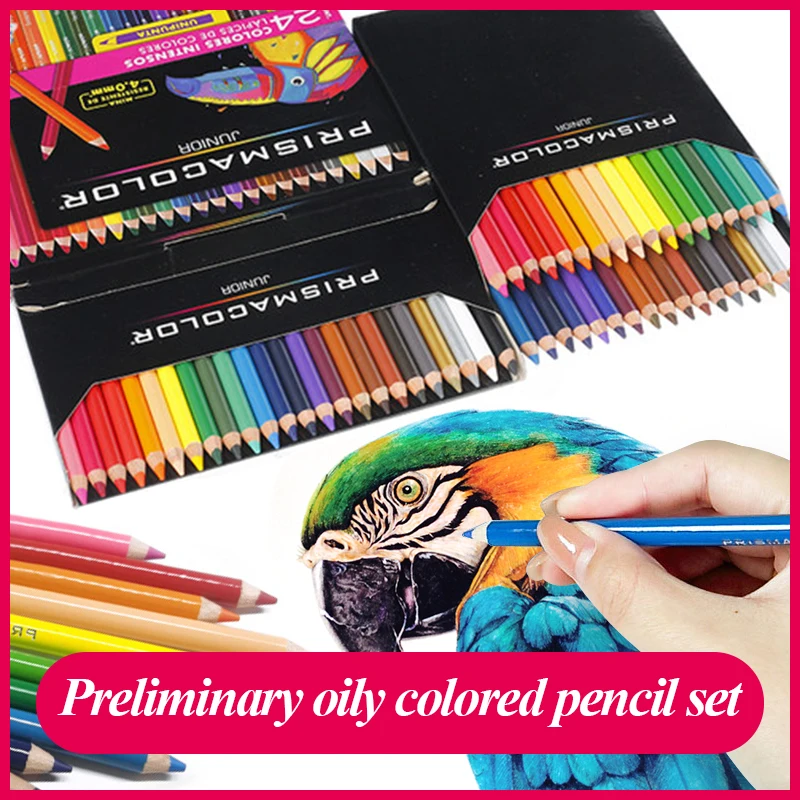 PRISMACOLOR 12/24/36/48 Colors Oily Colored Pencil Set Wood Colour Pencils For Drawing Sketch School Student Art Supplies