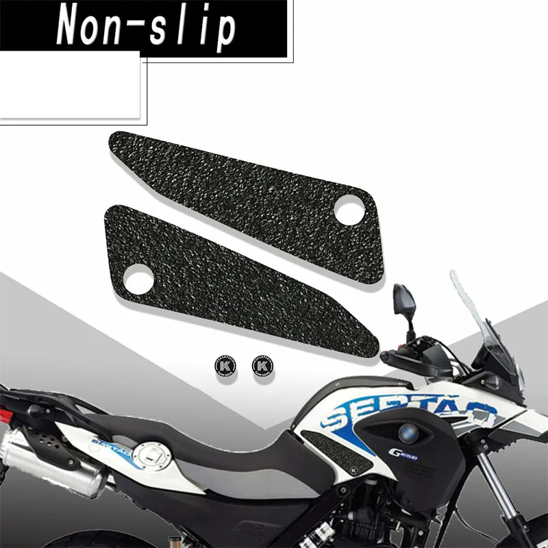 

Motorcycle Protection Tank Pad Grip Gasoline Fuel Tank Pad Knee Traction Side-slip Decals For BMW 08-16 G650 GS